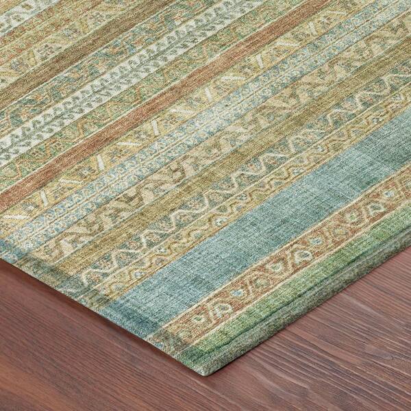 Chantille Machine Washable Indoor/Outdoor Abstract ACN2742 Wheat 2 ft. x 3 ft. Accent Rug