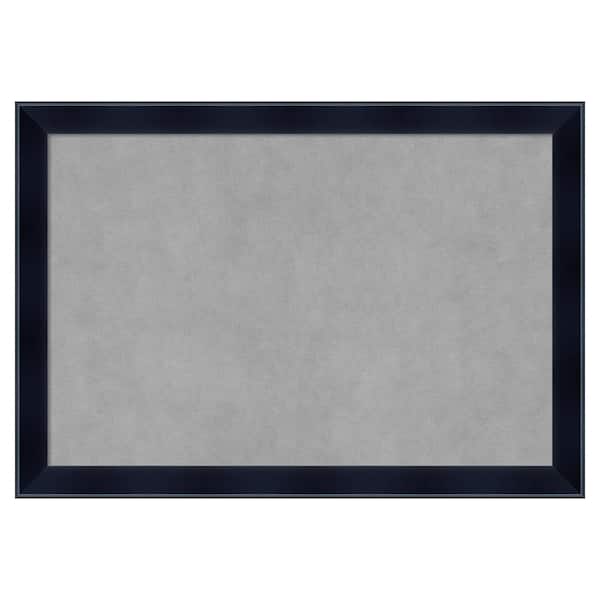 Amanti Art Madison Black 26 in. x 18 in. Framed Magnetic Board
