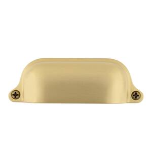 Home Decorators Canopy Dual Mount Cup Drawer Pull 3/" Vintage Brass P42413C-474CP