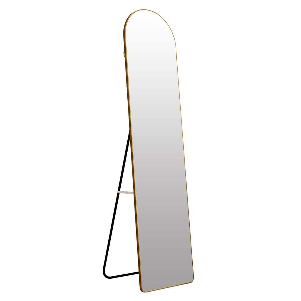 16.5 in. W x 59.8 in. H Oval Aluminium Alloy Frame Modern Bathroom Vanity M