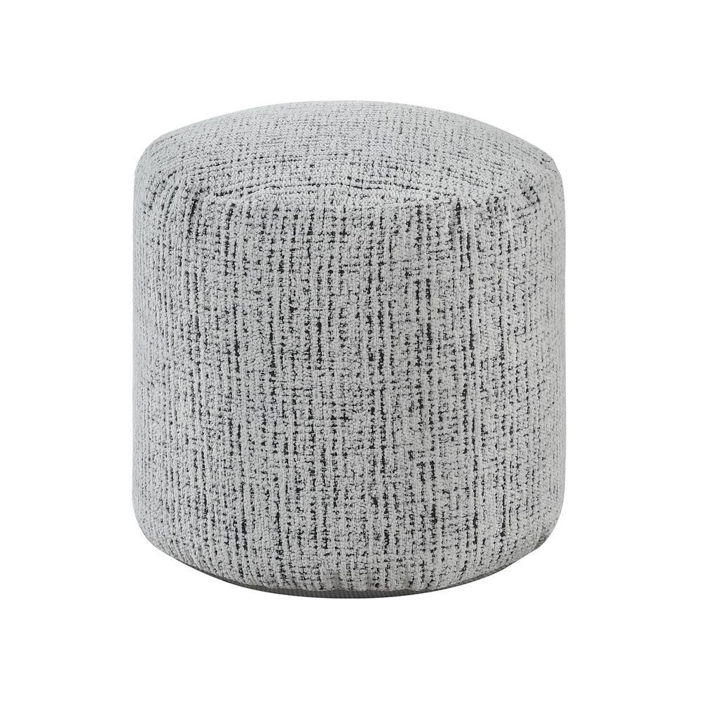 17 in. x 16 in. Multicolor Quality Excellence Cylindrical Pouf Upholstery b