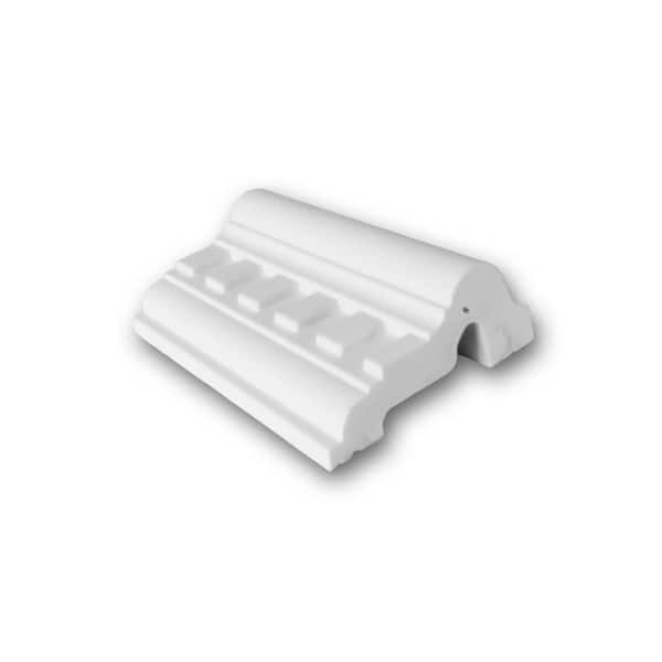 ORAC DECOR 1-1/8 in. D x 2-1/2 in. W x 4 in. L Dentil Primed White Polyurethane Panel Moulding Sample
