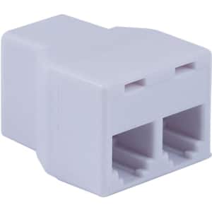 4C Duplex In-Line Adapter, White
