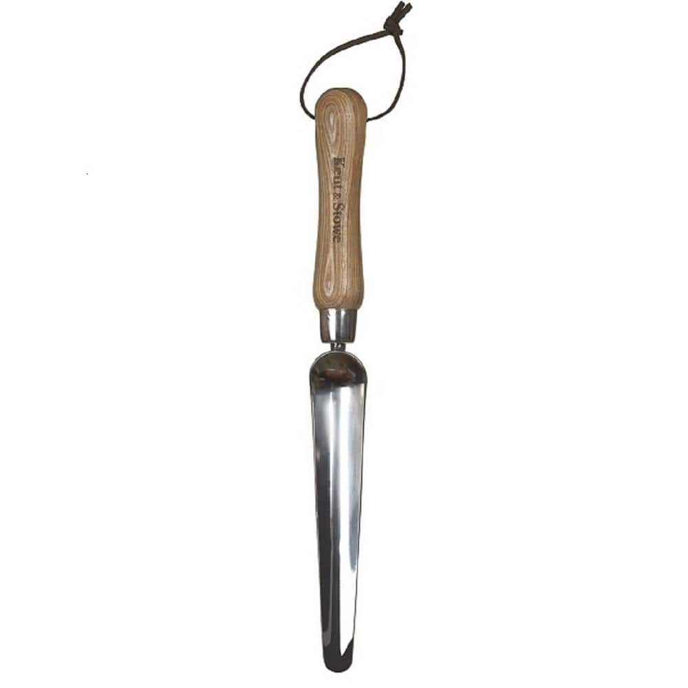 6 in. English Garden Kent and Stowe Stainless Steel Wood Handle Garden Widg