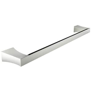 24.37 in. Wall Mounted Towel Bar in Chrome