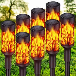 Solar Outdoor Lights, Extra-Bright Solar Torch Lights with Dancing Flickering Flames (8-Pack)