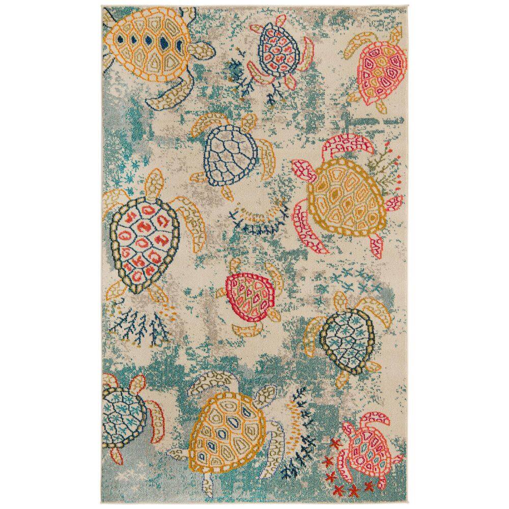 Unique Loom Positano Treasure Beige 5' 0 x 8' 0 Area Rug 3139802 The Home Depot