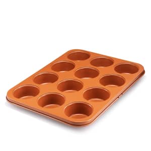 Aluminum Ti-Ceramic Non-Stick Muffin Pan (12-Muffins Capacity)