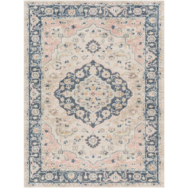 Artistic Weavers Santana Denim Medallion 2 ft. x 4 ft. Indoor Area Rug
