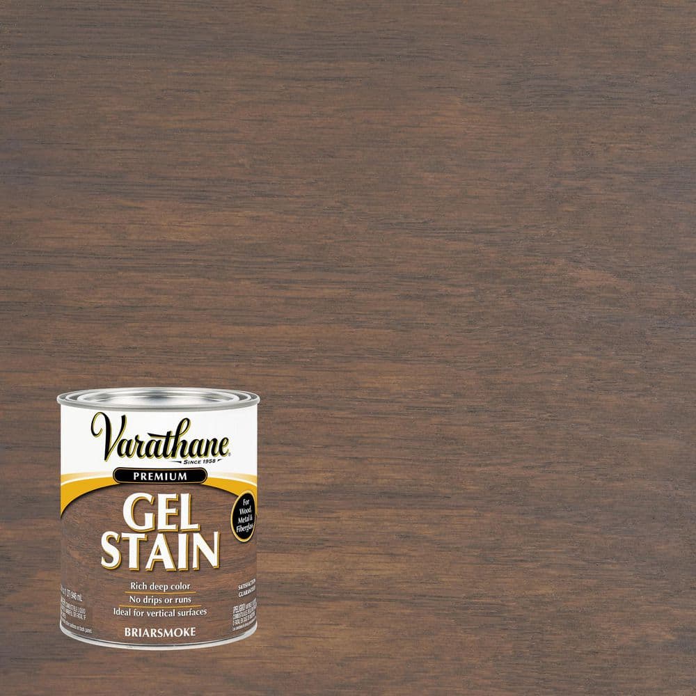 Varathane 1-Quart Briarsmoke Semi-Transparent Gel Interior Wood Stain (Case of 2)
