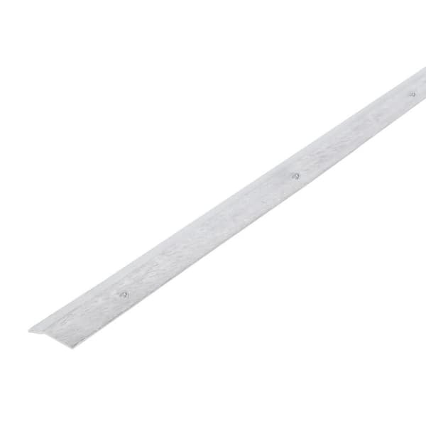 1-3/8"X 144" SILVER ALUMINUM CARPET TRIM HAMMERED