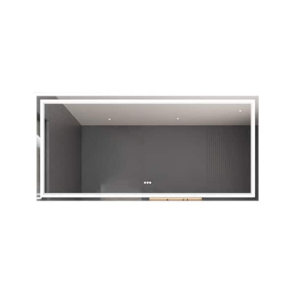 Boosicavelly 40 in. W x 84 in. H LED Rectangular Frameless Wall ...