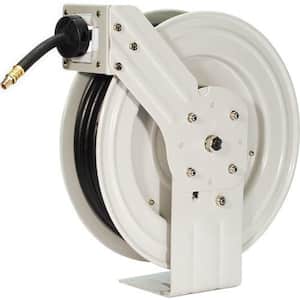 50 ft. Industrial Grade Retractable Air Hose Reel with Rubber Air Hose