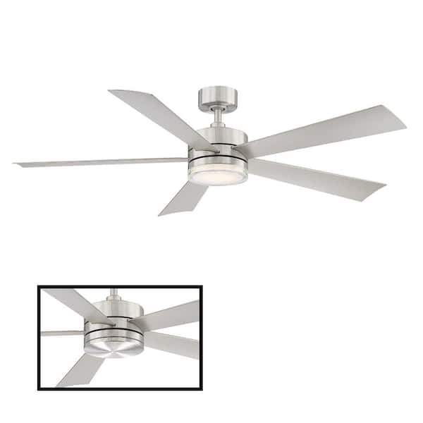 Modern Forms Wynd 60 in. Smart Indoor/Outdoor 5-Blade Ceiling Fan