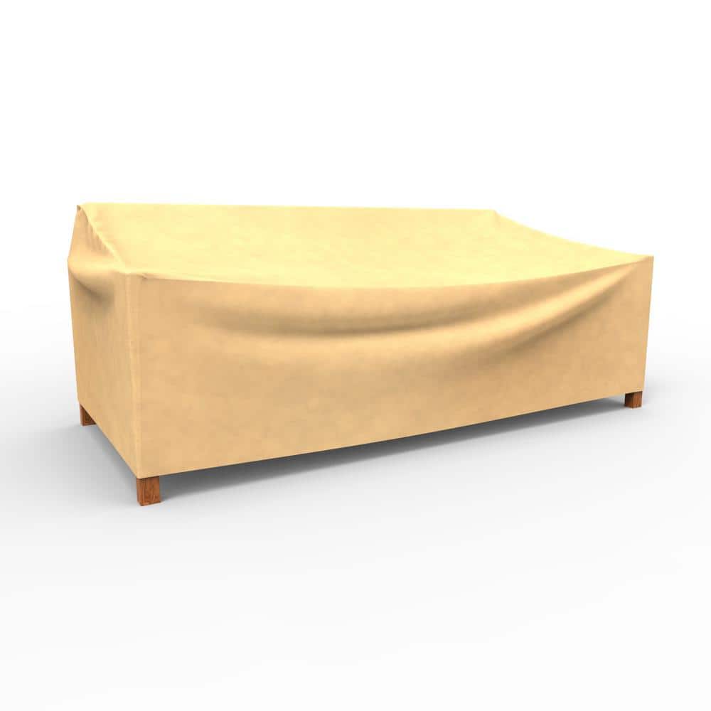 Extra Large Tan Waterproof Patio Loveseat Cover