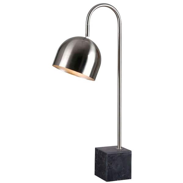 Kenroy Home Maverick 28 in. H Brushed Steel Table Lamp