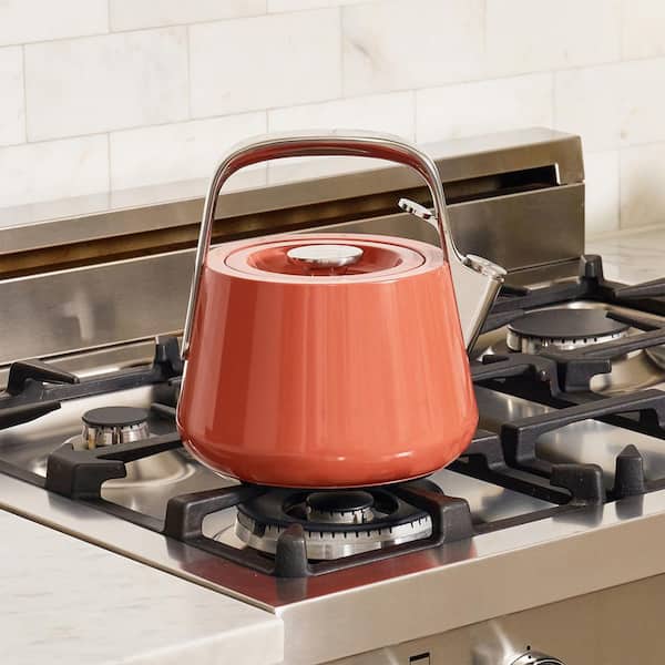 Reviews for CARAWAY HOME Stovetop Whistling Tea Kettle in Perracotta