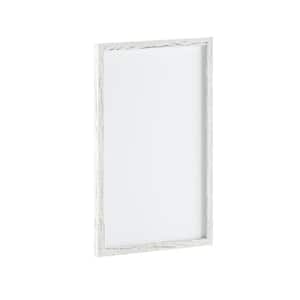 White Washed 20 in. W x 30 in. H Magnetic Marker Board