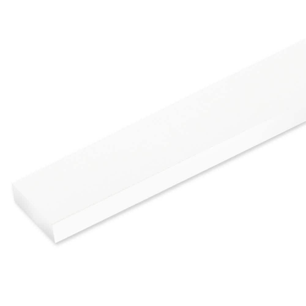 Veranda 1 in. x 3-1/2 in. x 20 ft. White PVC Trim Board #06H250XWS121 ...