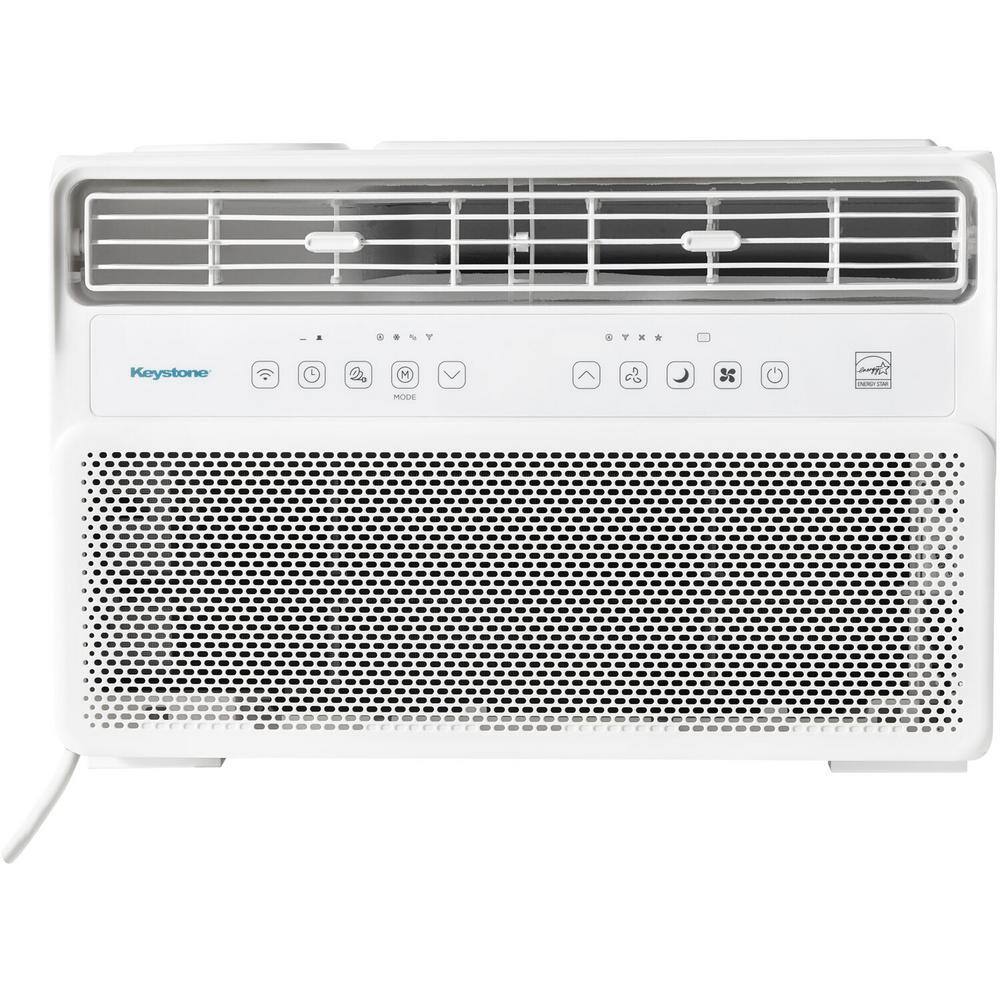 Keystone 12,000 BTU White Window Air Conditioner with Remote