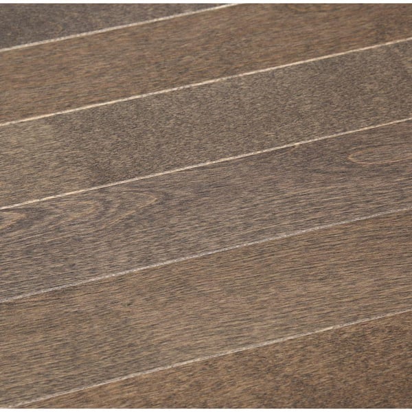 ASPEN FLOORING Oakcrest Caucho Wood 3/4 in. T x 4.5 in. W Light Distressed Solid Hardwood Flooring (21.82 sqft/case)