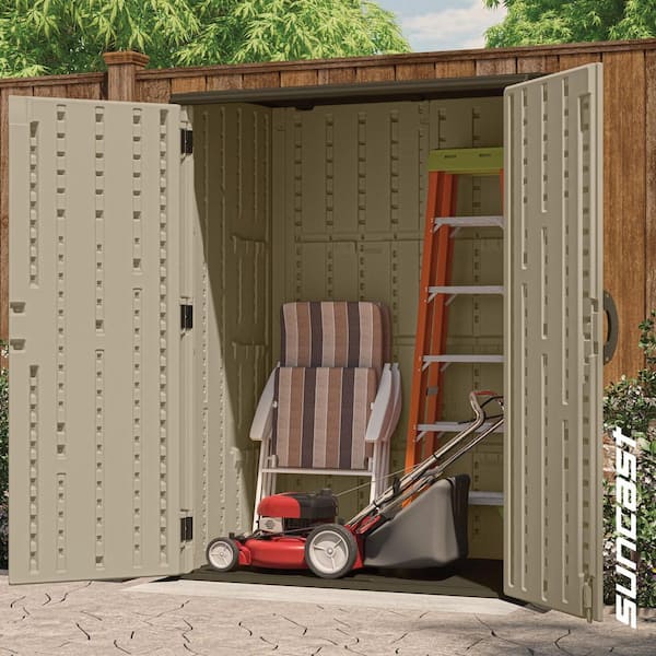 2 ft. 8 in. x 4 ft. 5 in. x 6 ft. Large Vertical Storage Shed