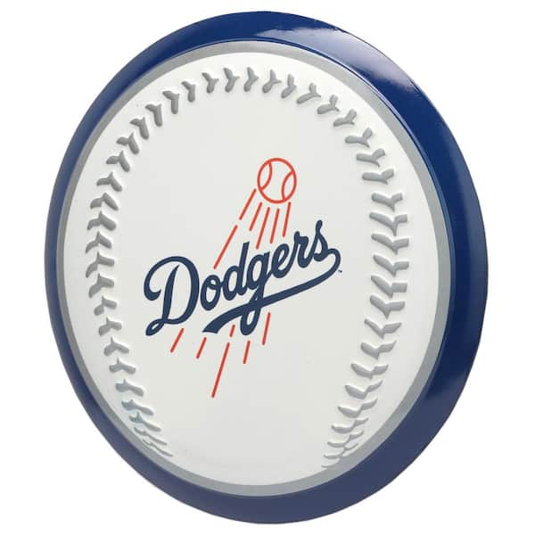 Los Angeles Dodgers Round Baseball Metal Sign