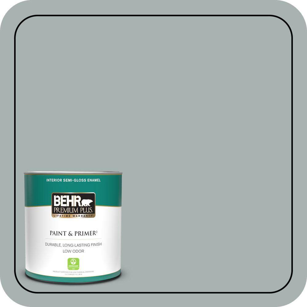 1 qt. #730F-4 Flint Smoke Semi-Gloss Enamel Low Odor Interior Paint & Primer price history on PriceWatchPro