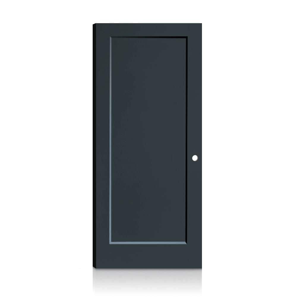 Fire-Rated 1 Panel 32 in. x 80 in. Left-Hand/Inswing Charcoal Gray Composite Interior Commercial Door Slab price history on PriceWatchPro