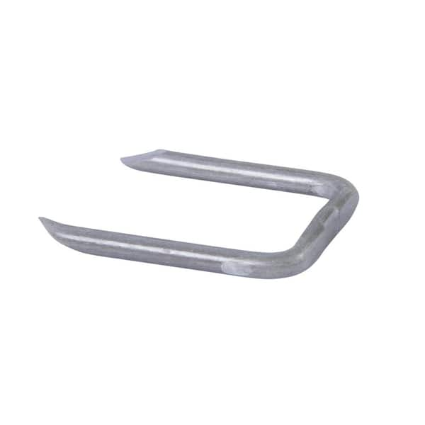 GARDNER BENDER Cable Staple: Cable Staple, 1/2 in Crown Wd, Steel, Plain,  Gray, 100 PK