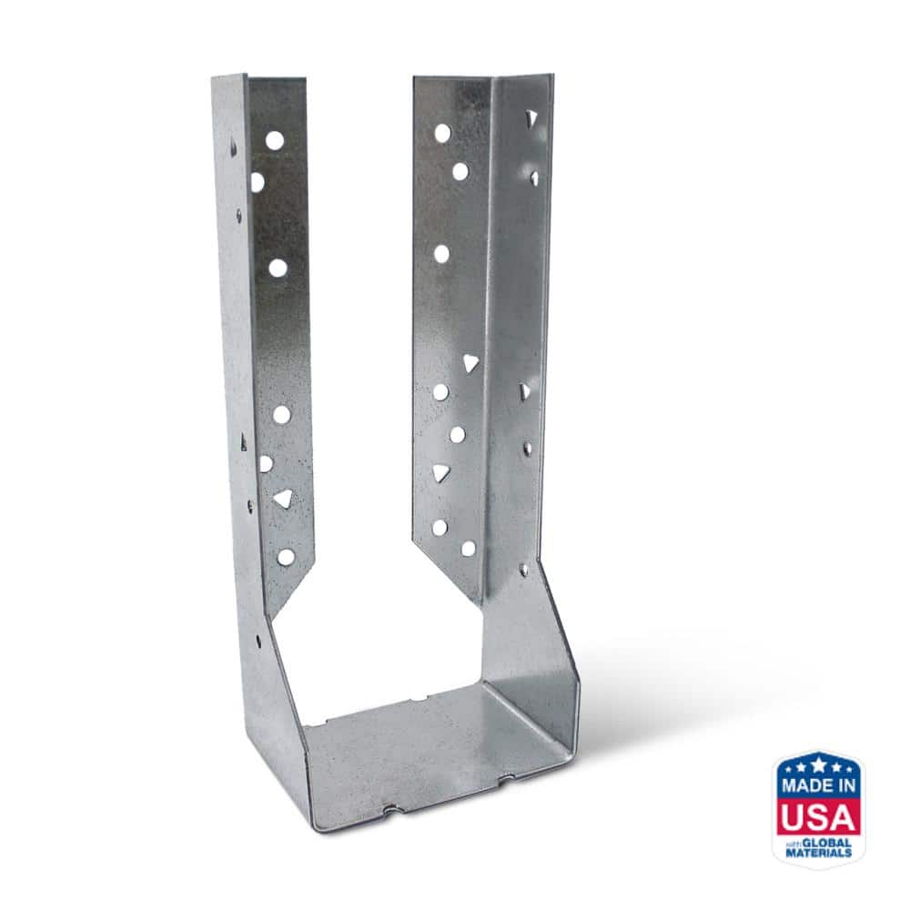Simpson Strong-Tie HUC ZMAX Galvanized Face-Mount Concealed-Flange Joist  Hanger for 4x10 Nominal Lumber HUC410Z - The Home Depot
