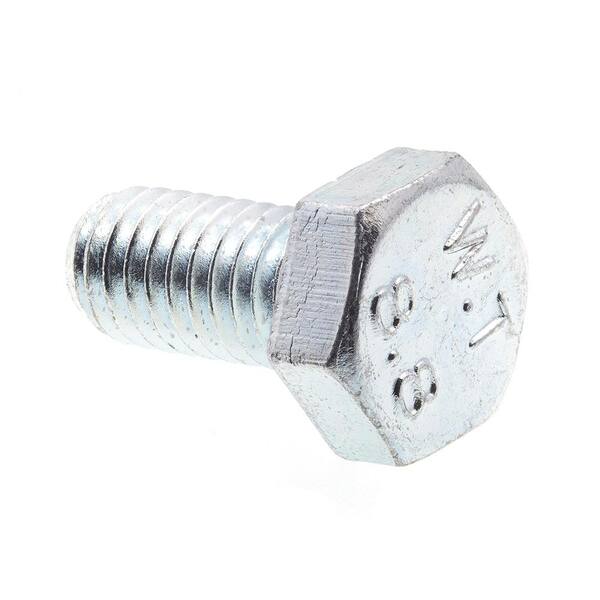 Prime-Line M6-1.0 x 12 mm Class 8.8 Metric Zinc Plated Steel Hex Head Cap Screws (25-Pack)