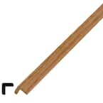 WM 206 3/4 in. x 3/4 in. x 96 in. Wood Red Oak Outside Corner Moulding
