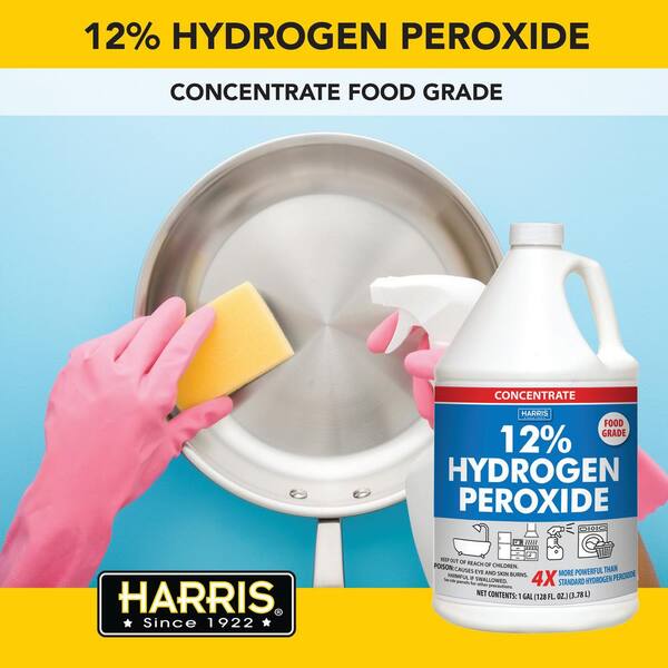 Harris 128 oz. 12% Hydrogen Peroxide All Purpose Cleaner HP12-128