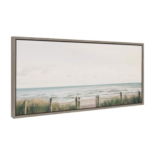 Sylvie "Pale Sky" by Emiko and Mark Franzen of F2Images Gray Framed Art Print 40 in. x 18 in.