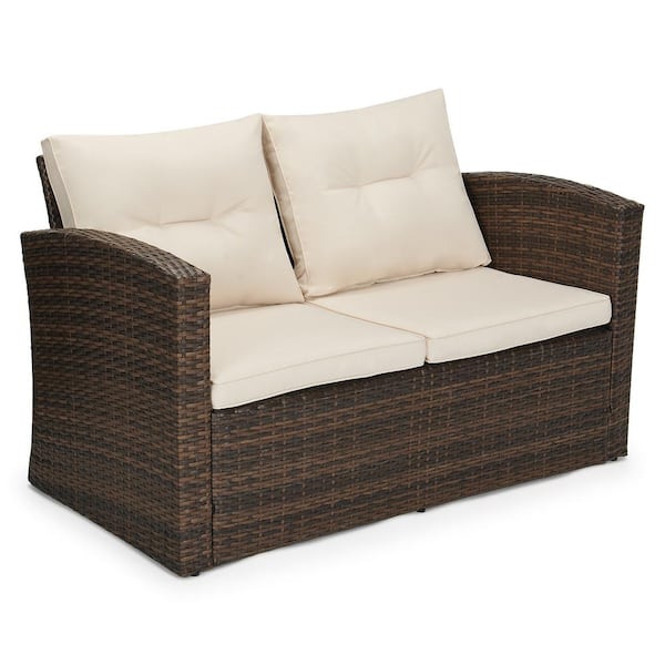 Boyel living wicker outdoor patio conversation furniture set sale