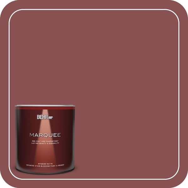 BEHR MARQUEE 1 qt. #ECC-59-3 New Roof Matte Interior Paint & Primer