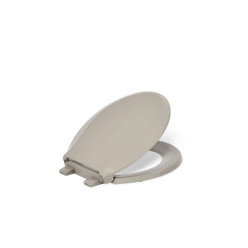 KOHLER Cachet Round Toilet Seat in Sandbar 4639-RL-G9 - The Home Depot