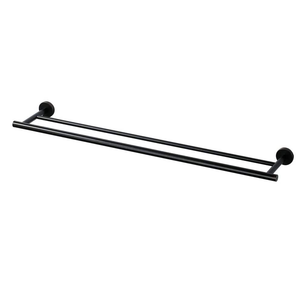 32 in. Stainless Steel Double Towel Bars for Bathroom, Wall Mount Towel Holder in Oil Rubbed Bronze price history on PriceWatchPro