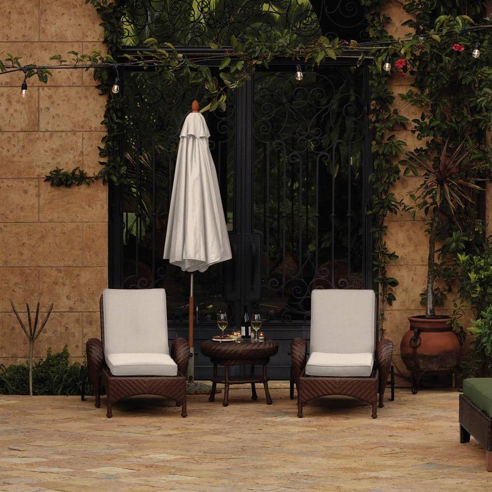 White Foam Patio Lounge Chair Cushion Insert, 21 x 25 x 5 inch