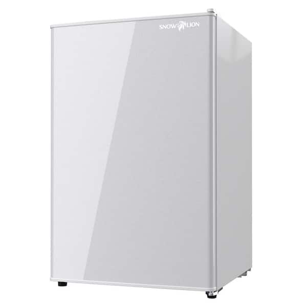 Premium 4.3 cu. ft. Freestanding Undercounter Solid Door Mini Fridge, Reversible Door and Quiet Operation, White