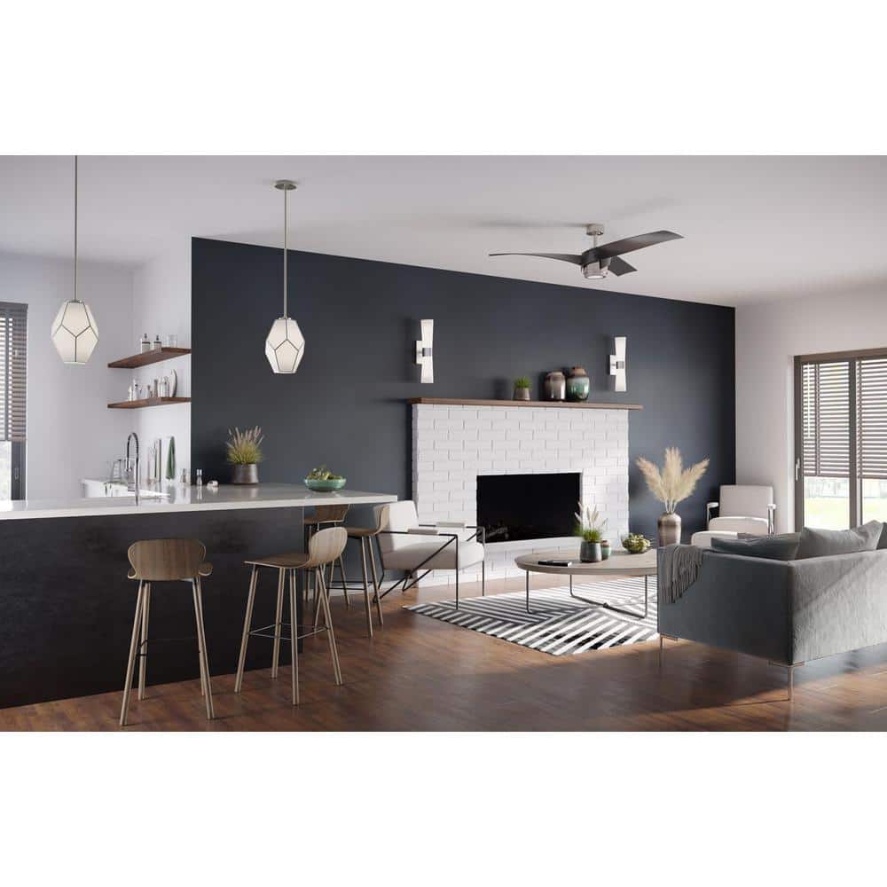 Zura Brushed Nickel 21" Modern Bath Vanity Light