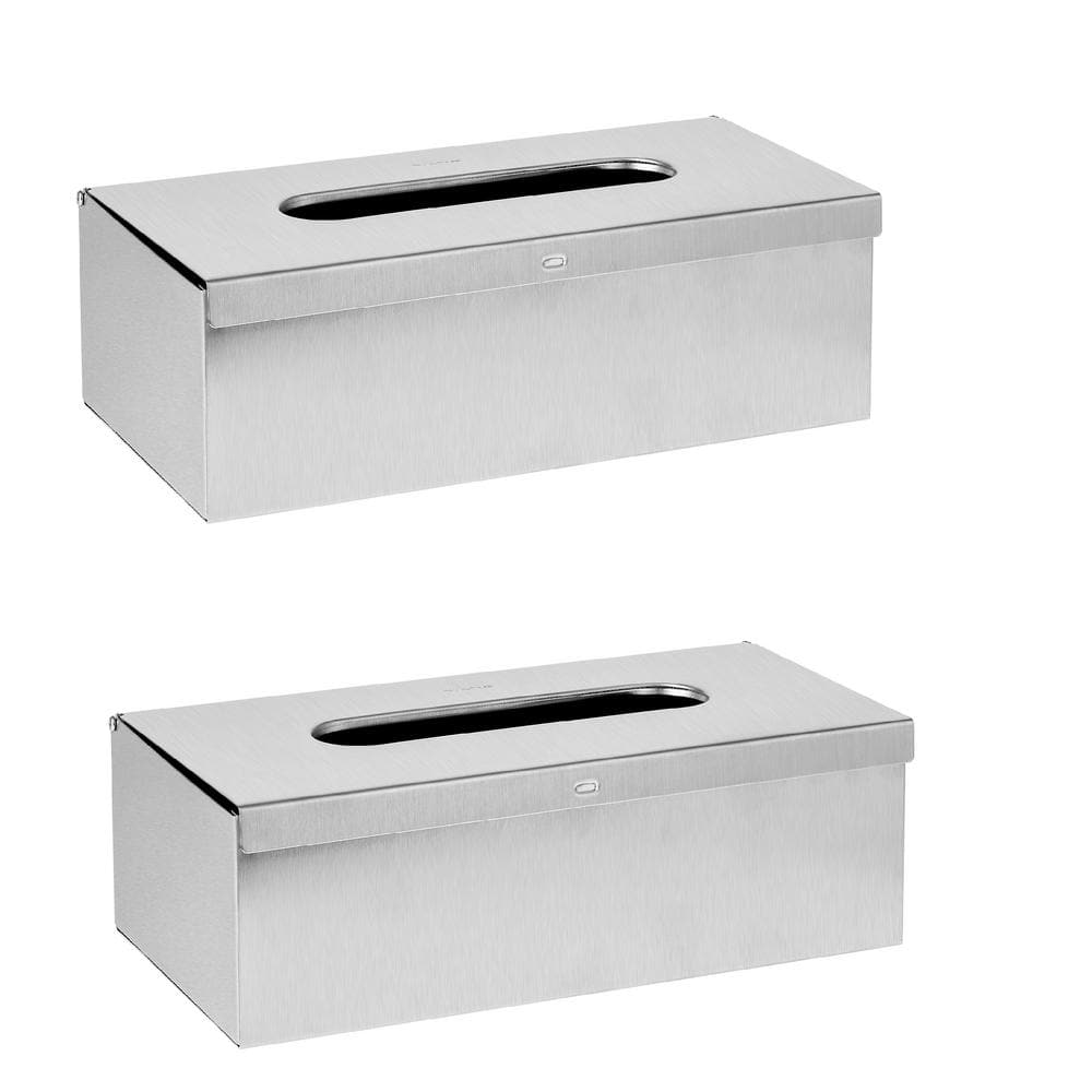 Essentials Collection - Facial Tissue Dispenser in Chrome by Valsan