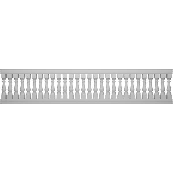 Fiberthane Bradford Balustrade 192 in. L x 42 in. H Fiberglass Railing Kit