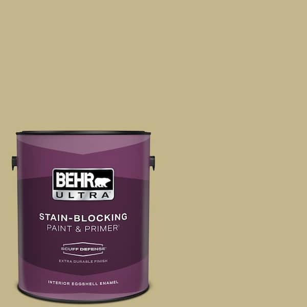 BEHR ULTRA 1 gal. #BIC-27 Modish Moss Extra Durable Eggshell Enamel Interior Paint & Primer