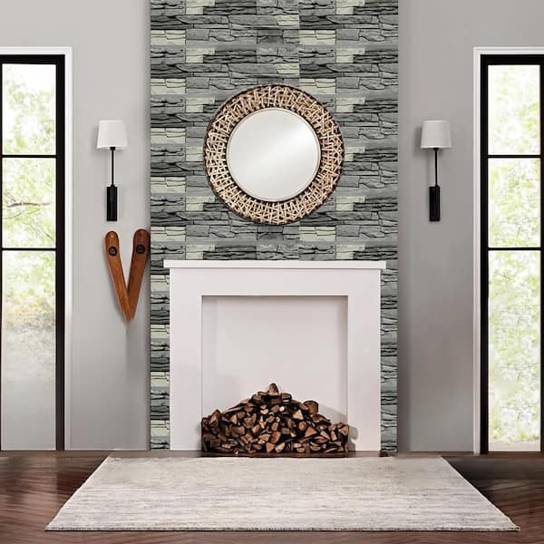 Wellco 12 in. W x in. L Brown Faux Stone Panel Siding FSS4712SST
