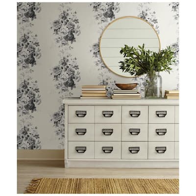 Pre-pasted - Floral - Wallpaper - Home Decor - The Home Depot