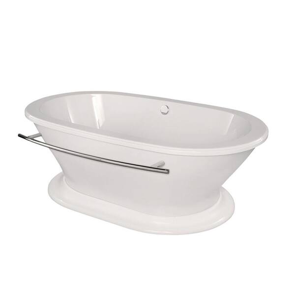 Hydro Systems Columbia 70 in. Acrylic Flatbottom Air Bath Bathtub in