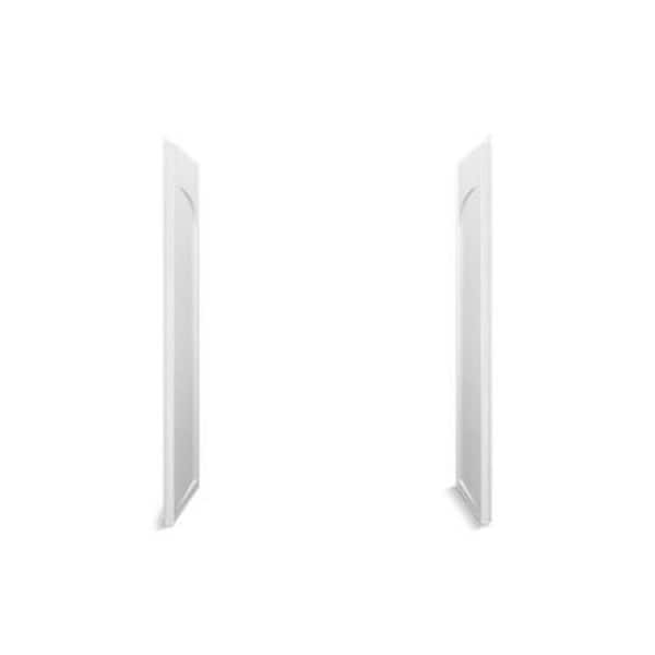 Sterling Ensemble Curve 32 in. W x 72 in. H 2-Piece Glue Upside Shower Wall in White