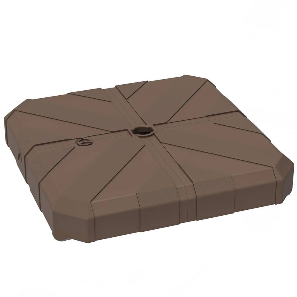 Patio Umbrella Base, Cantilever Offset Umbrella Base Filled Up to 143 lbs. 